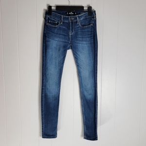 ❗️ 4/$25 Hollister Low Rise Super Skinny Stretch Jeans Dark Blue Size 26